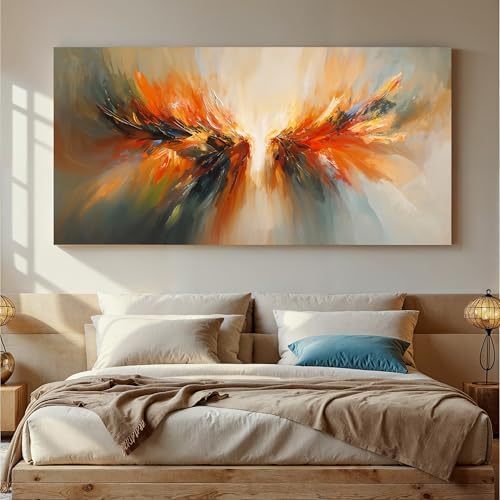 Large Canvas Abstract Wings Art Wall Decor - Image 2