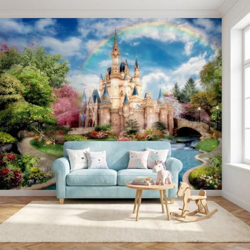 Bormia Kids Castle Peel and Stick Wall Murals Wallpaper - Image 2