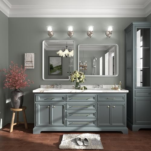 24x36 Inch Silver Framed Mirror - Image 6