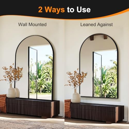 Delma Arched Bathroom Mirror - Image 6