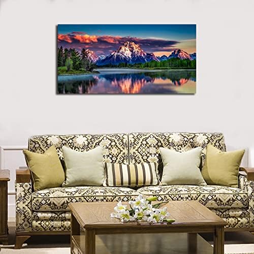 Sunset Landscape Canvas Wall Art - Image 5