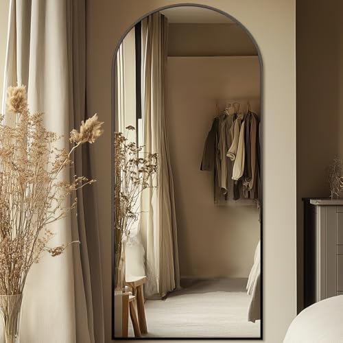 71"x32" Arched Full Length Mirror, Large Floor Mirror - Image 3