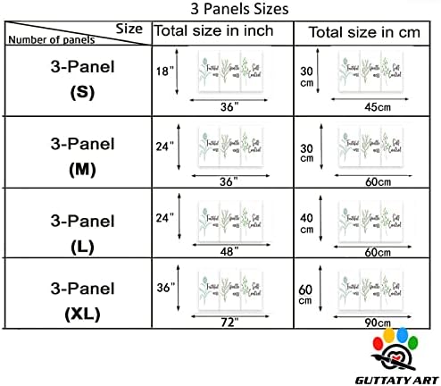 Office Wall Art-3 Panel Motivational Canvas Art - Image 6