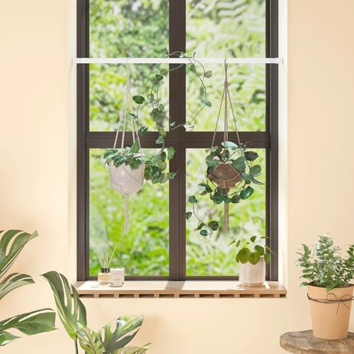 Bamworld Window Plant Hanger Indoor Adjustable Hanging Planters by Bamworld