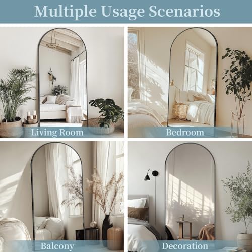 71"x25" Arched Full Length Mirror - Image 6