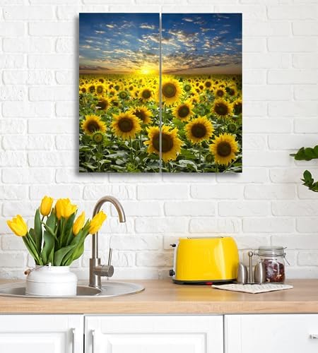 Sunflower Canvas Wall Art Decor - Image 2