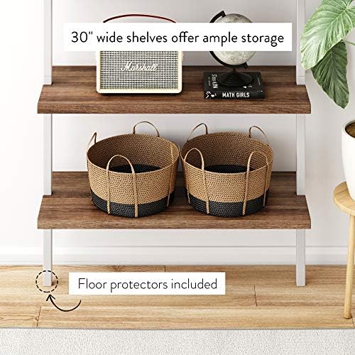 Nathan James Theo 6-Shelf Tall Bookcase, Wall Mount Bookshelf - Image 6