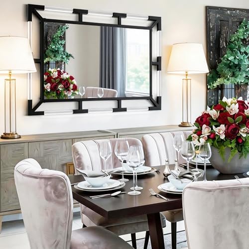 Chende Black Decorative Wall Mirror - Image 7