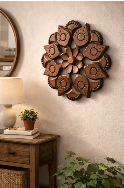 Wooden Designer Wall Hanging Plaques/Wall Plaque Wall Décor Plaques Set of - Image 5