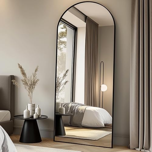 Full Length Mirror, Arched Wall Mounted Mirror, Large Full Body Mirror - Image 2