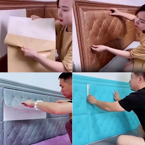 3D Wall Panels Peel and Stick Faux Foam 3D Brick Wallpaper Faux Brick Paneling - Image 4