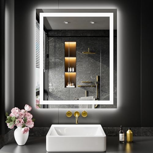 LOAAO 20"X28" LED Bathroom Mirror by LOAAO