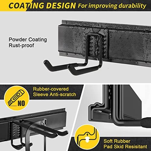 UUP 48" Garage Tool Organizer Wall Mount, 440lbs Garden Garage Storage Garage - Image 4