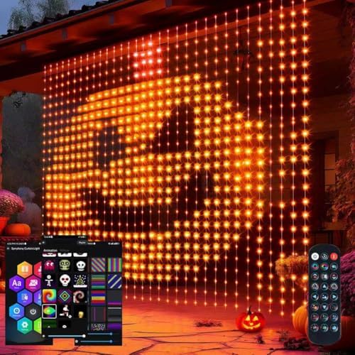 Dazzle Bright Smart Curtain Lights, 400LED 6.6FT x 6.6FT Color Changing by DazzleBright