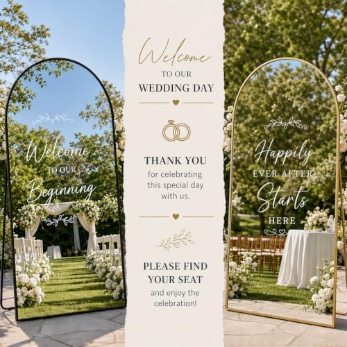 65"x24" Arch Floor Mirror, Full-Length Wall Mirror - Image 7