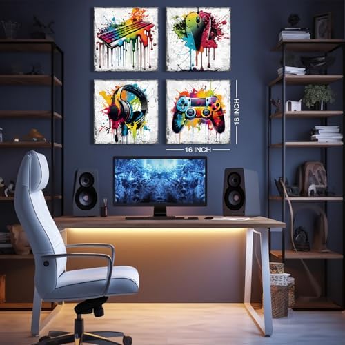 Banksy Giaffiti Wall Art Game Room Decor - Image 4
