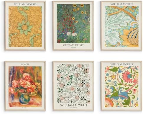 Habseligkeit William Morris Wall Art Prints, Retro Wall Decors by Habseligkeit