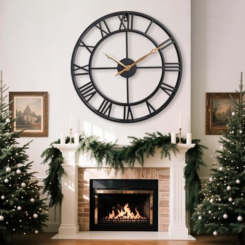 16 Inch Roman Numerals Large Wall Clocks - Image 4