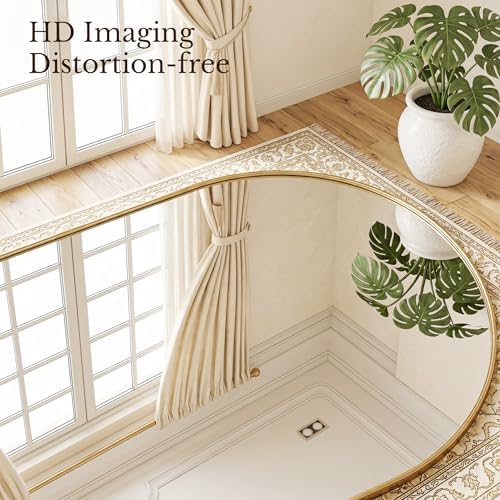 MISSDAY Large Arched Full Length Mirror, Floor Mirror Long Free Standing - Image 3