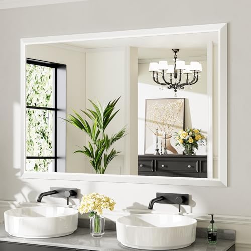 Briivue Bathroom Wall Mirror, 60x40 Inch by Briivuemodernmirrors