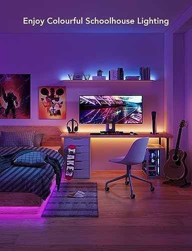 Govee Smart RGB LED Strip Lights 100ft, Work - Image 2
