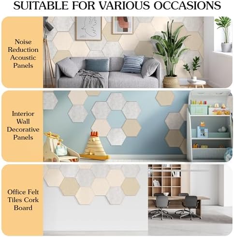 Acoustic Panels, Magrowill 12-Pack Soundproof Wall Panels 14 X 12 X 0.4 Inches - Image 6