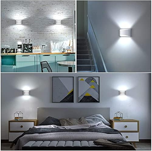 Lightess LED Wall Sconce White, Indoor Dimmable - Image 5
