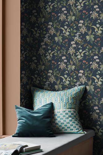 Simon&Siff Vintage Floral Peel and Stick Wallpaper 1200" x 17.3" - Image 4