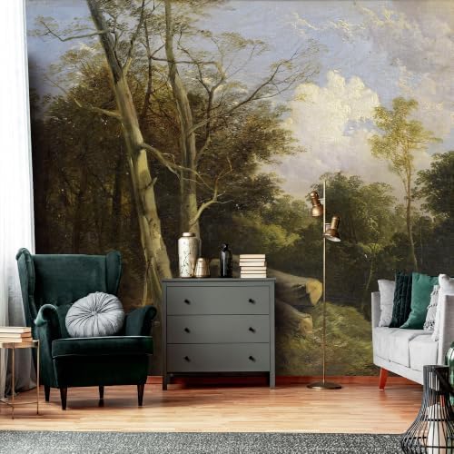 A 19th century classical realistic landscape oil painting style self-adhesive - Image 2