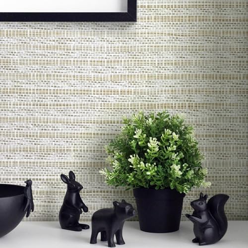 Ansehan Wallcovering W905 Awning Collection 36" W x 8 Yard L, Natural Paper - Image 3