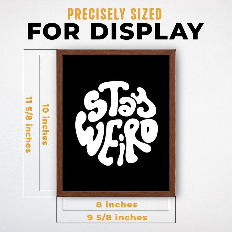 InkFlow Posters Stay Weird Canvas Poster - Image 3