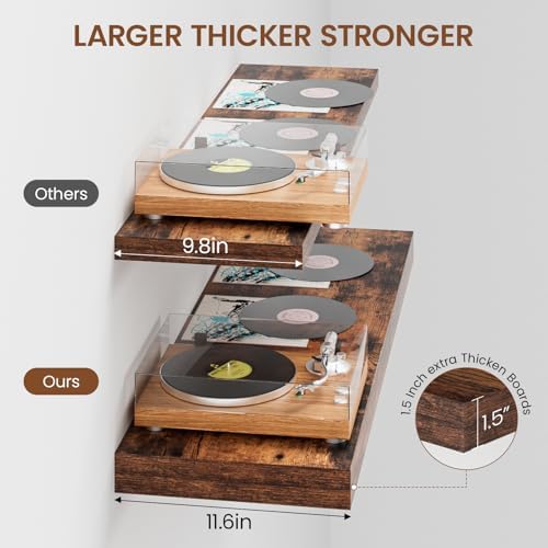 Heimlove 36 Inch Long Floating Shelf - Image 4