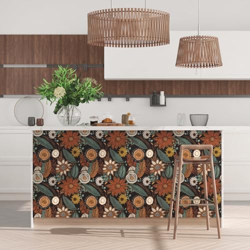 Laatse Boho Wallpaper Peel and Stick 17.5"x787" - Image 6