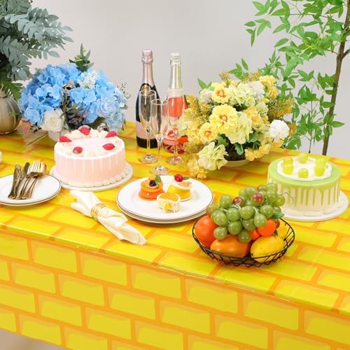 Chuangdi 2Pcs 4.5 x 9ft Brick Stone Backdrop Wallpaper Tablecloth - Image 3