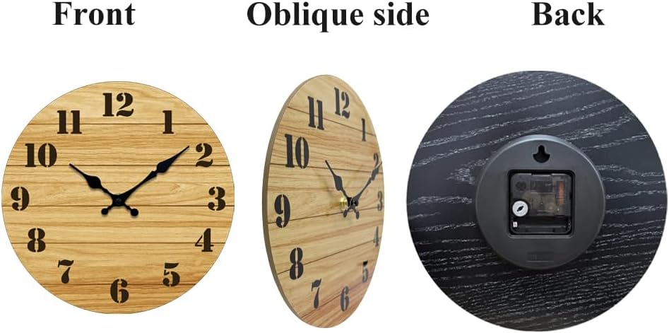 Wall Clock Modern Wall Clocks Battery Operated, Silent Non Ticking Clock - Image 4