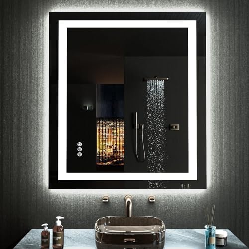 LOAAO 20"X28" RGB LED Bathroom Mirror by LOAAO
