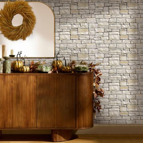 COMSTICKC 3D Peel and Stick Faux Stone Wall Panels - Image 2