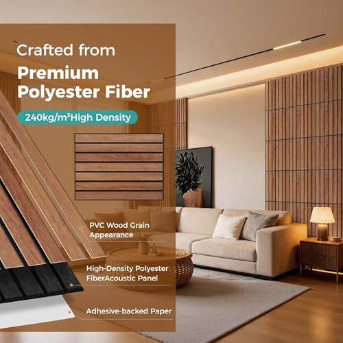 TO-TH Acoustic Panels Self-Adhesive Sound Proof Wall Panel 12 Pack - Image 2