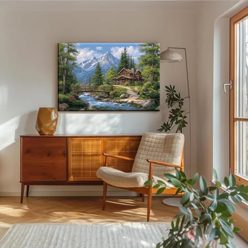 Serene Landscape Canvas Wall Art - Image 4