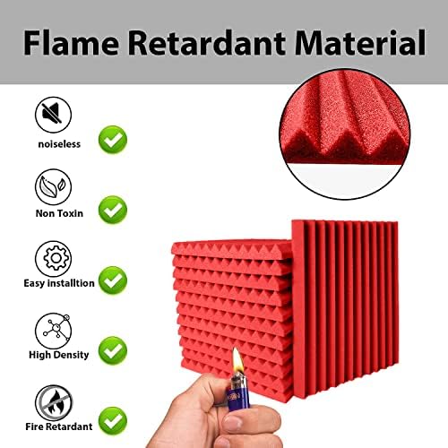 56 Pack Acoustic Foam Wall Panels - Image 3