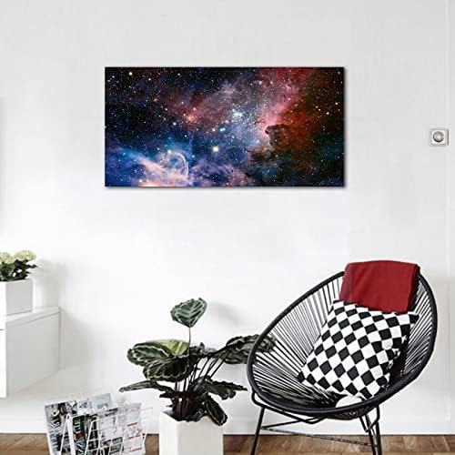 arteWOODS Canvas Wall Art Galaxy Nebula Starry Cosmic Painting Pictures - Image 6
