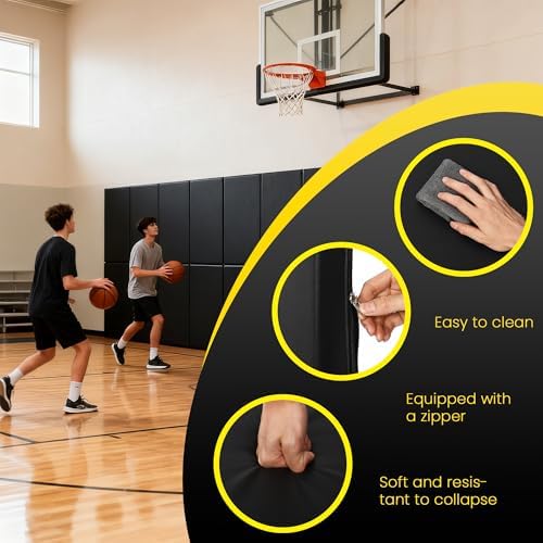 Gym Wall Padding 1 Piece 2" High-Density Thick Foam Wall Protector, 23.6''x60'' - Image 3