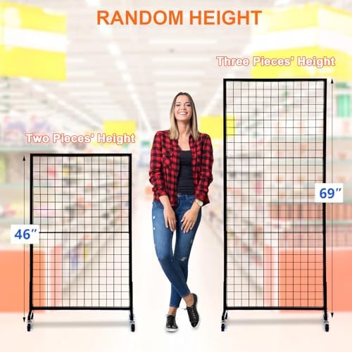 Eastern Tree 1 Pack 2.5'x 6' Three Pieces Grid Wall Panels Stand - Image 5