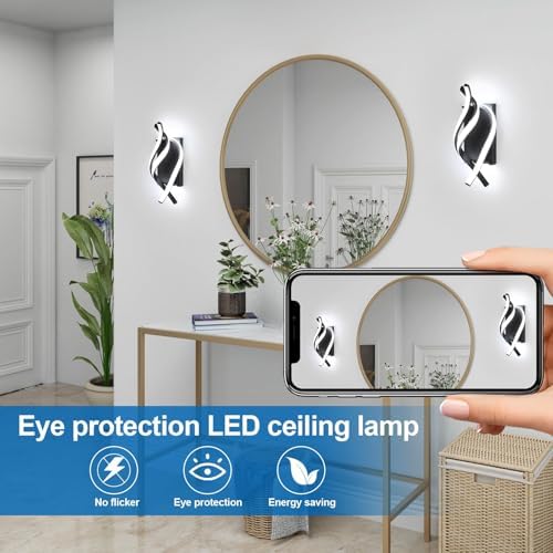 Modern Wall Light Fixtures 21W Indoor Wall Sconces Light Cool White 6500K - Image 5