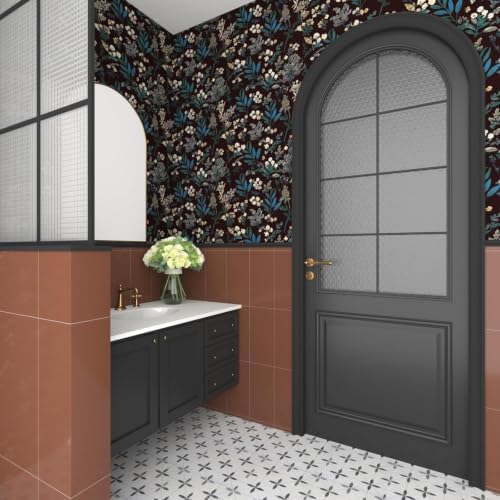 Laatse Vintage Floral Peel and Stick Wallpaper 17.5'' x 787'' - Image 7