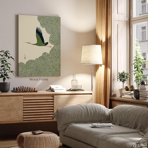 Japanese Flying Framed Wall Art Nature Bird Pictures Aesthetics Posters 20x30 - Image 5