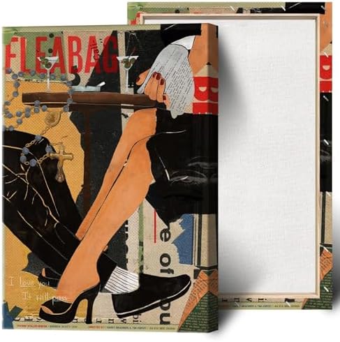 Dcvjiy Trendy Retro Fleabag Colorful Poster Funny I Love You Is Will Pass by Dcvjiy