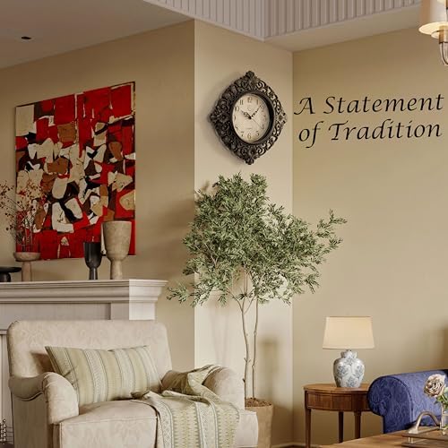 Clockswise 11" Classic Round Decorative Hanging Wall Clock - Image 4
