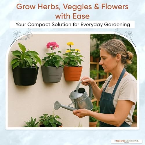 12 Inch Self-Watering Wall Planter - Image 3
