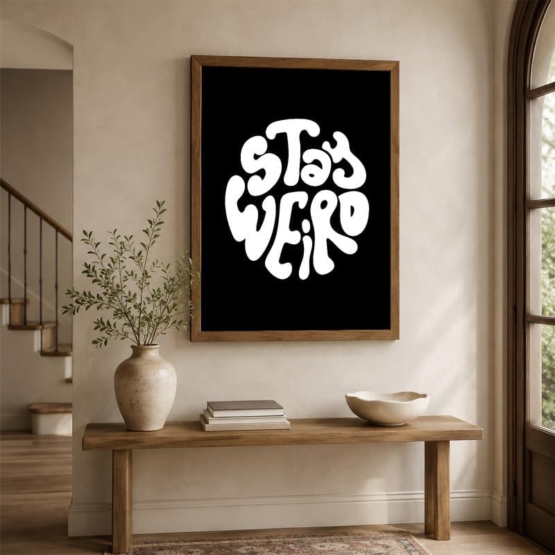InkFlow Posters Stay Weird Canvas Poster - Image 6